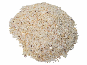 African Abalone Pieces: 2 to 4 mm: Gritty Creamy White (kg) 