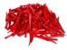 Oil-Painted Dentalium octangulatum: ~0.5" to 1": Red (30 g) - 267-30G-PS-RD (Y2KC13)