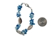 Cowrie Shell and Blue Puka Chips Bracelet - 269-BP02B-AS (8UN11)