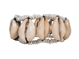 Cowrie Shell Bracelet Style 3 cowry shells