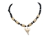 1" Mako Shark Tooth Coconut Bead Necklace: Assorted - 282-AC05-AS (9UD3)