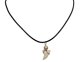 Assorted White Shark Tooth Necklace 