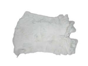Czech #1/#2 Breeder Rabbit Skin: Bleached White 