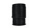 Shiny Round Leather Cord 4mm x 25m: Black - 297-src4x25-BK (Y1X)