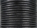 Shiny Round Leather Cord 4mm x 50m: Black - 297-SRC4x50-BK (Y1XC05)