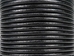 Shiny Round Leather Cord 4mm x 50m: Black - 297-SRC4x50-BK (Y1X)