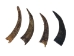 Brown Goat Horns: 6" to 8" - 318-1BRM-AS (Y3KRE)