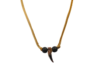 Real Iroquois Coyote Claw Necklace: 1-Claw 