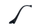 Raccoon Baculum: Small: Black Dyed - 378-05BS (Y2LC02)