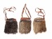 Rabbit Fur Bag: 3" by 3" - 399-33 (Y1IRF)