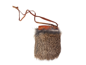 Rabbit Fur Bag: 3" by 3" rabbit fur bags