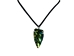 Rainbow Jasper Plated Arrowhead Necklace: 1.5" - 404-RP15-AS (9UC1)