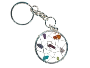 Silver Color Dreamcatcher Keychain 