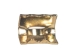 10mm (3/8") Furskin Clasp: Gold - 463-10G (Y1LC04)