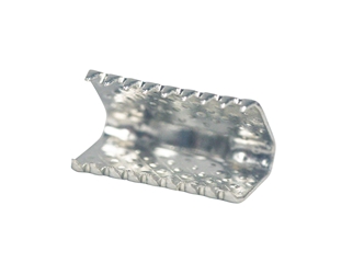 10mm (3/8") Furskin Clasp: Nickel metal clasps, fur clasps