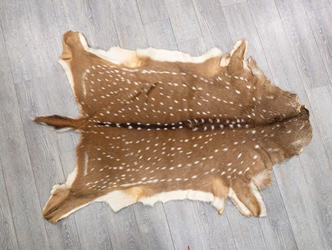 Upholstery Grade Axis Deer Hide: Extra Large 