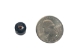9mm White Heart Beads: Black (kg) - 489-9-25 (Y1JC07)