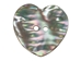 Australian Abalone Heart Button: 40-Line (25.4mm or 1") - 495-H40L (9UC4B)