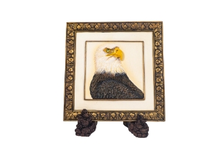 Ceramic Eagle Plaque 
