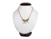 Real 3-Fox Tooth Necklace - 560-1003 (Y2KC16)