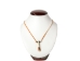 Real 1-Tooth Moose Necklace with Antiqued Brass Beads - 560-Q618A (Y1O)