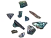 Highly Polished Paua Shell Pieces: Assorted 15-50mm (1/4 lb) - 565-TPHPAS-4 (9UL2)