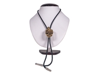 Rattlesnake Head Bolo Tie: Closed Mouth bola ties, shoestring neckties