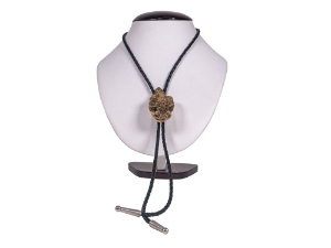 Rattlesnake Head Bolo Tie: Closed Mouth bola ties, shoestring neckties