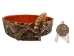 1.25" Real Rattlesnake Hat Band with Real Rattle: Brown Leather Backing - 598-HB202D-BR (Y2LRE)