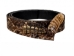 0.75" Real Rattlesnake Hat Band with Real Rattle: Black Leather Backing - 598-HB206D-BK (Y1EC01)