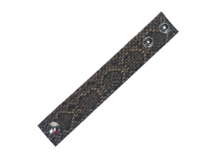 Real Rattlesnake Wristband: 8" x 1.25" 
