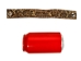 Real Rattlesnake Wristband: 10" x 1.25" - 598-J10-10x150 (Y1ERJ)(Y2KC12)