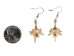 Real Rattlesnake Vertebrae Earrings (Pair) - 598-J100-P (Y1ECO3)