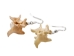 Real Rattlesnake Vertebrae Earrings (Pair) - 598-J100-P (Y1ECO3)