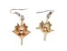 Real Rattlesnake Vertebrae Earrings (Pair) - 598-J100-P (Y1ECO3)