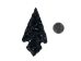 4" Obsidian Arrowhead - 649-G11071402 (10UF)