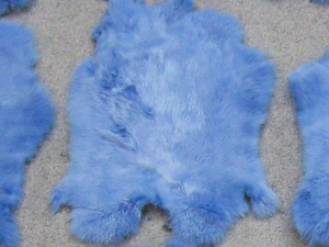 Dyed Better Rabbit Skin: Baby Blue (Inconsistent Color) 