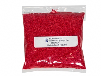 10/0 Seedbead Opaque Light Red (500 g bag) glass beads