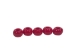 6/0 Czech Glass Pony Beads Medium Dark Red (500 g bag) - 65401632 (Y1R)