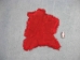 Dyed Angora Goatskin: #1: Large: Red: Assorted - 66-A1L-RD-AS
