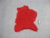 Dyed Angora Goatskin: #1: Large: Red: Assorted - 66-A1L-RD-AS