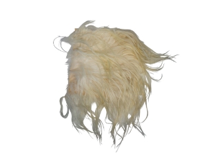 Kidassia Goat Project Piece: Natural White: 8" by 10" 
