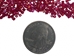 2-Cut 10/0 Czech Glass Beads Red Aurora Borealis (500 g bag) - 66035382 (Y3M)