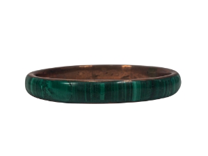Copper Bracelet: Malachite 