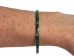 Copper or Brass Bangle: Thin Malachite - 680-281 (Y2JC04)
