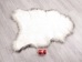 Dyed Icelandic Sheepskin: Blacky Brown Tipped: 100-110cm or 40" to 44"  - 7-107-AS (Y1LRU)