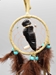 Navajo Fancy Dreamcatcher with Plastic Beads: 3" - 70-F3P (Y2J)