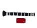 Double Drawn Horse Tail Hair: Black: 16" to 17" (lb) - 702-BKTD16 (Y1KRC)