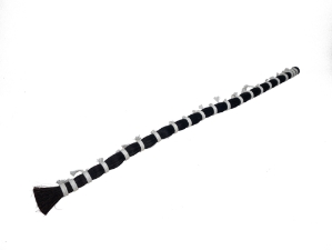 Double Drawn Horse Tail Hair: Black: 36" (lb) 
