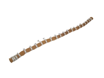 Double Drawn Horse Tail Hair: Blond: 36" (lb) 